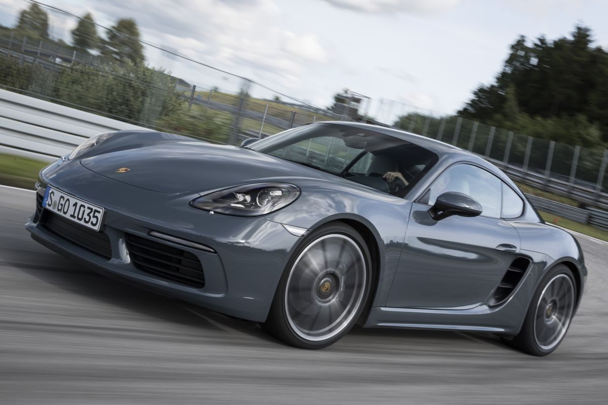 Porsche 718 Cayman · Gri — görsel 2